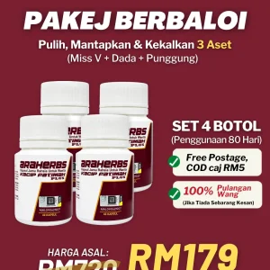 PAKEJ BERBALOI 4 BOTOL-(IKH)